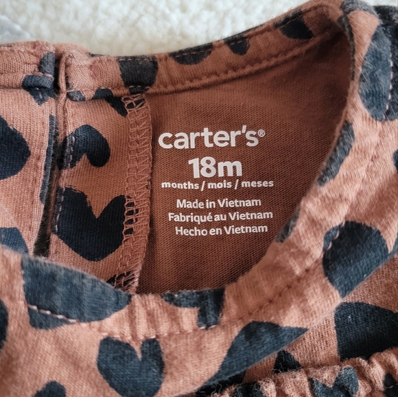 Carter's Baby Girl Animal Print Shirt 18m - Picture 4 of 7